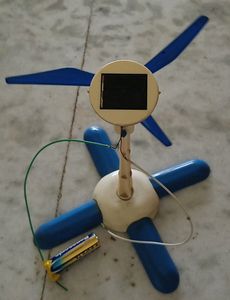Solar Wind Mill Education Kit