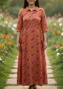 Floral Print Maxi Dress