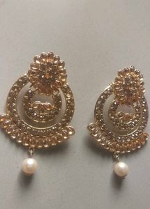 Golden Indian Jewelry Set