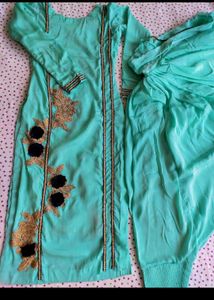 Mint Green Shalwar Kameez