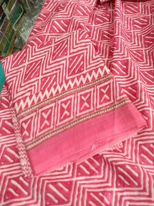Pink Printed Kurta Set