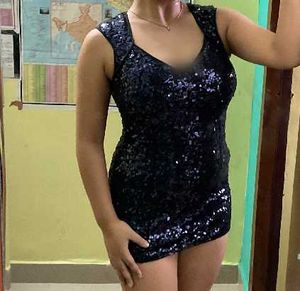 Sparkly Sequin Mini Dress