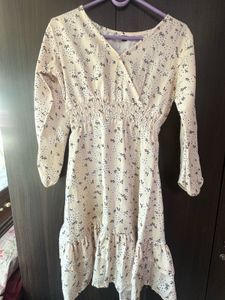 Floral Print Mini Dress