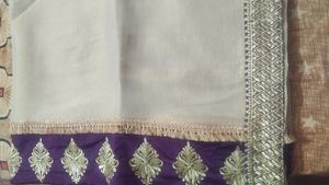 Elegant Golden Saree With Stritched Blouse