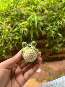 Crochet Froggy Handmade Amigurumi Keychain