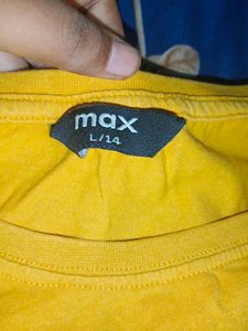 Yellow Printed T-Shirt