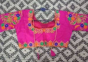 Pink Embroidered Blouse