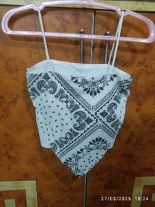 White Colour Tank Top