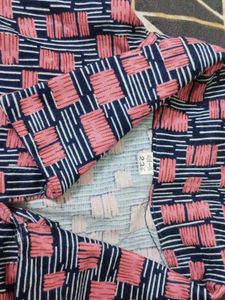 Patterned Button-Down Shirt