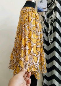 Pluss Plus Size Yellow Top