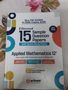 Arihant Applied Maths CBSE For Class 12th