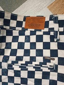 Checkered Black &amp; White Pants