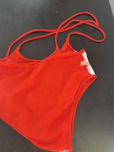 Red One Piece Swimsuit