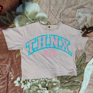 Nude Crop Tops/ T-shirt For Women