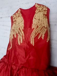 Red Party Wear Gown