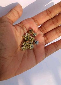 alphabet beads - mixed