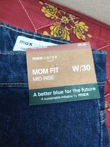 Dark Blue Straight Leg Jeans