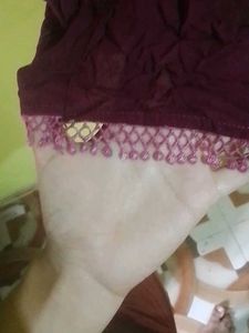 Elegant Maroon Maxi Dress