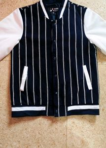 Striped Varsity Jacket