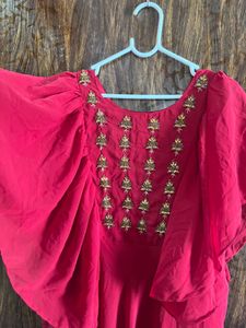 32 Bust Maroon Gown For Women