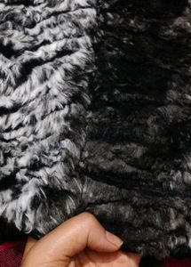 Black And White Fur Coat