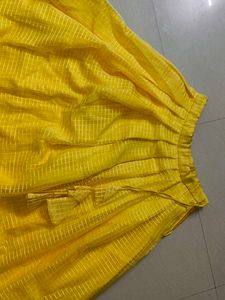 Yellow Ethnic Skirt with top