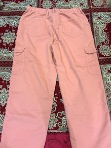 Pink Cargo Pants
