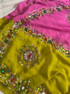 Y2K Bollywood Vintage Beaded Saree