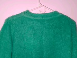 Green Wool Sweater