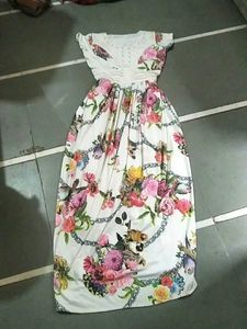 Beautiful White One Pic Dress