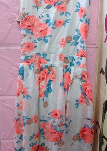 Floral Print Sundress One piece