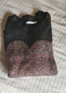 M&amp;S Heart Pullover Size 36