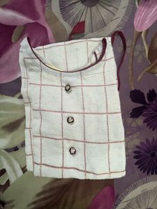 Elegant Checked Kurta