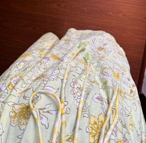 V neck Weekend Floral Cotton Maxi