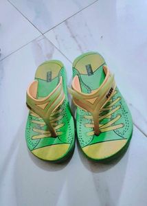 Casual Clogs And Girls Slippers .pair Of 2 Footwea