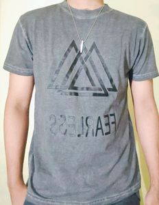 Flick Grey Printed Casual T-Shirt (Men)