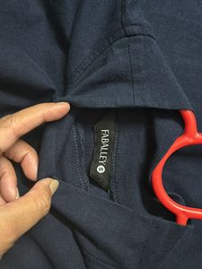 FabAlley Navy Blue Tunic