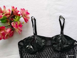 Shein : Net corset top