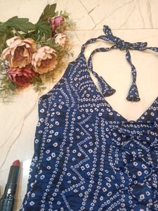 Viral Halter Neck N Back Criss-cross Kurti🎀✨