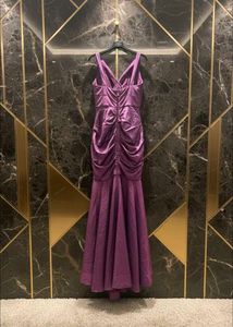 Elegant Purple Evening Gown
