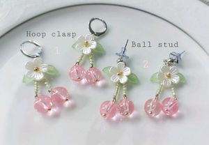 Pastel Dream Cherries &amp; Blooms Earrings