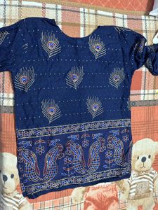 Jaipuri Kurta Fake Mirrow Work