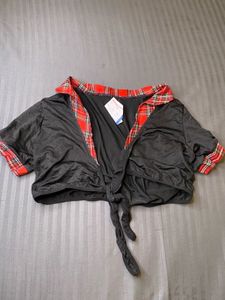 Baddie Cosplay wrap Top