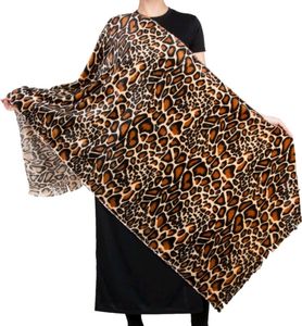 Tiger Print Velvet Shawl