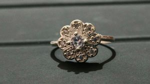 A beautiful silver ring