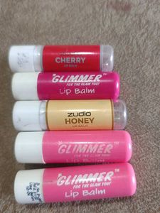 Lip Balm Bundle - Cherry, Honey, and Glimmer!