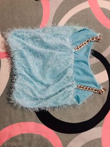 Blue Crop Top 🦋