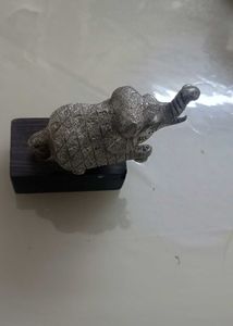 Vintage Silver Elephant Figurine