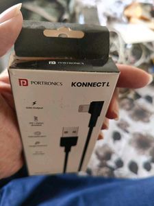 Portronics 8 Pin USB Cable