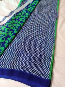Floral Print Saree 😍